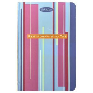List Maker Restaurant To Try Journal / Hard Cover 6.25" x 4.25" Dining Out Diary